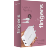 FINGERS PA-DualUSB (with Type-C Cable) Power Adapter - Image 5