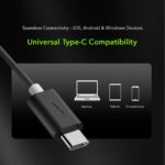 Oraimo Type-C Wired Earphones with 14.2mm Drivers for Deep Bass & Crisp Sound (OEP-605N) - Image 3