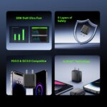Oraimo 25W PowerGaN Ultra Fast USB‑C Charger without Type‑C Cable | OCW‑5251I - Image 5
