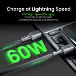 Oraimo FastLine Type-C Cable with 60W High-Speed Charging & Tangle-Free Durable Design (OCD-C54) - Image 2
