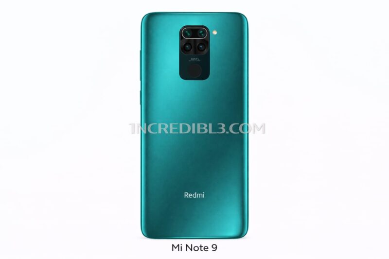 Redmi Note 9(Greeen) : Glass panel for Replacement