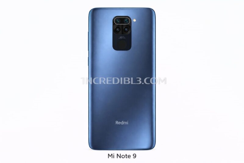 Redmi Note 9(Grey) : Glass panel for Replacement