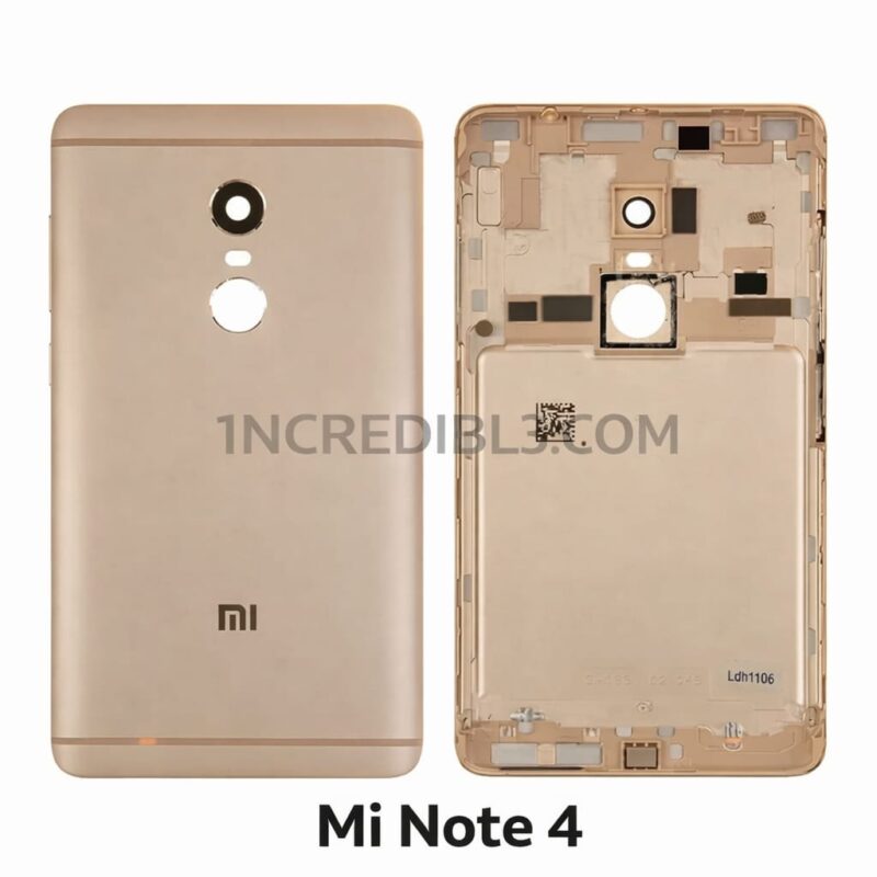 Redmi Note 4 (Gold) : Body / Housing for Replacement