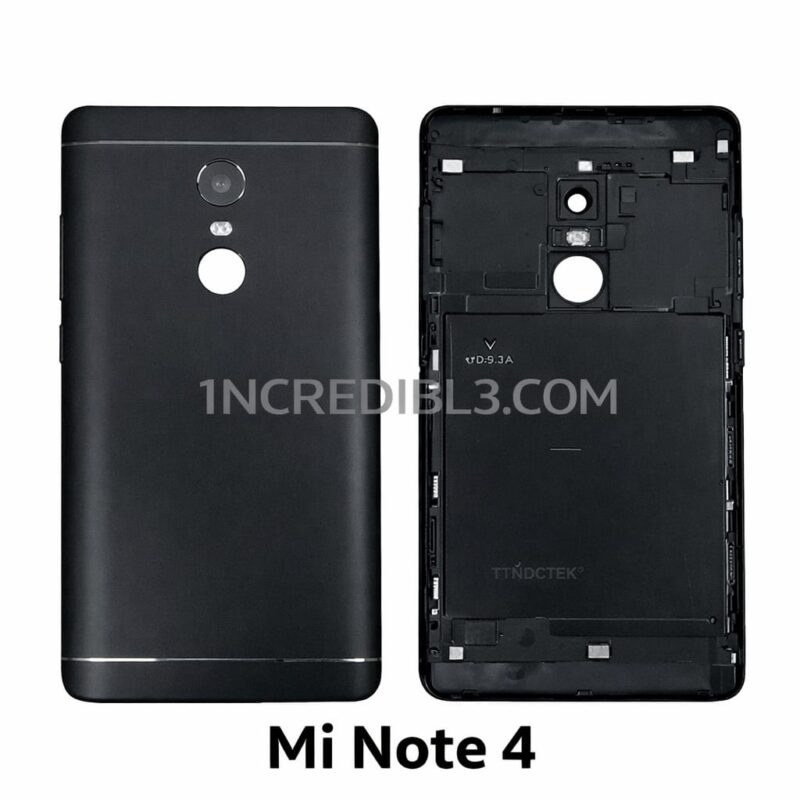 Redmi Note 4 (Black) : Body / Housing for Replacement