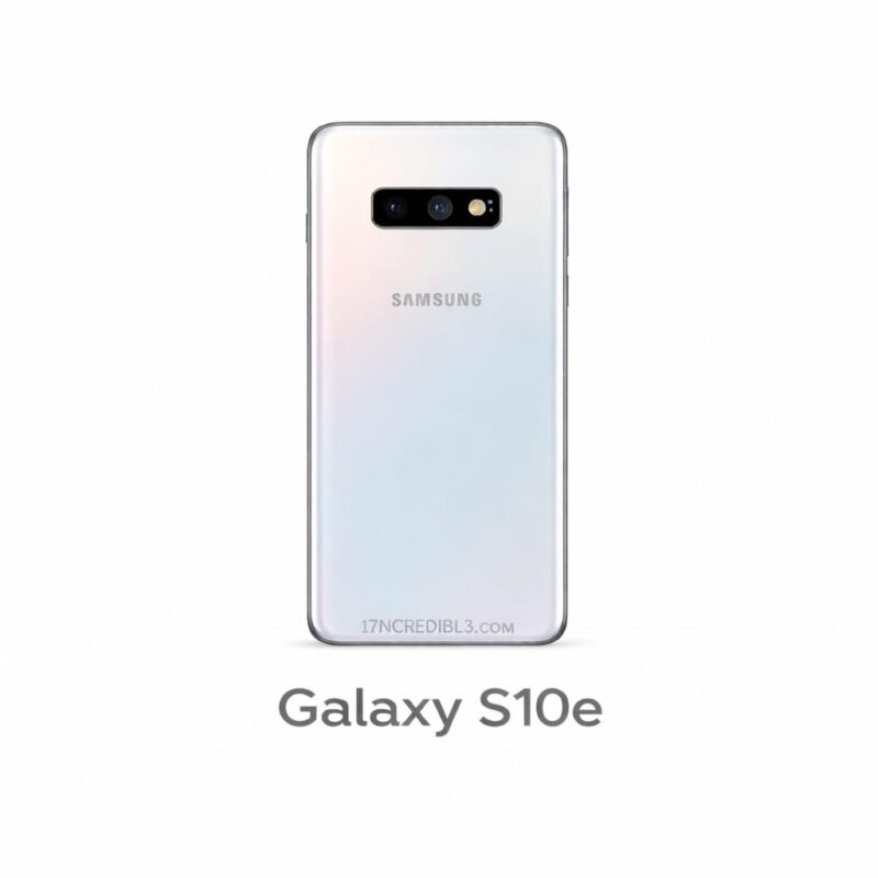 Galaxy S10E (White) Back Glass for replacement