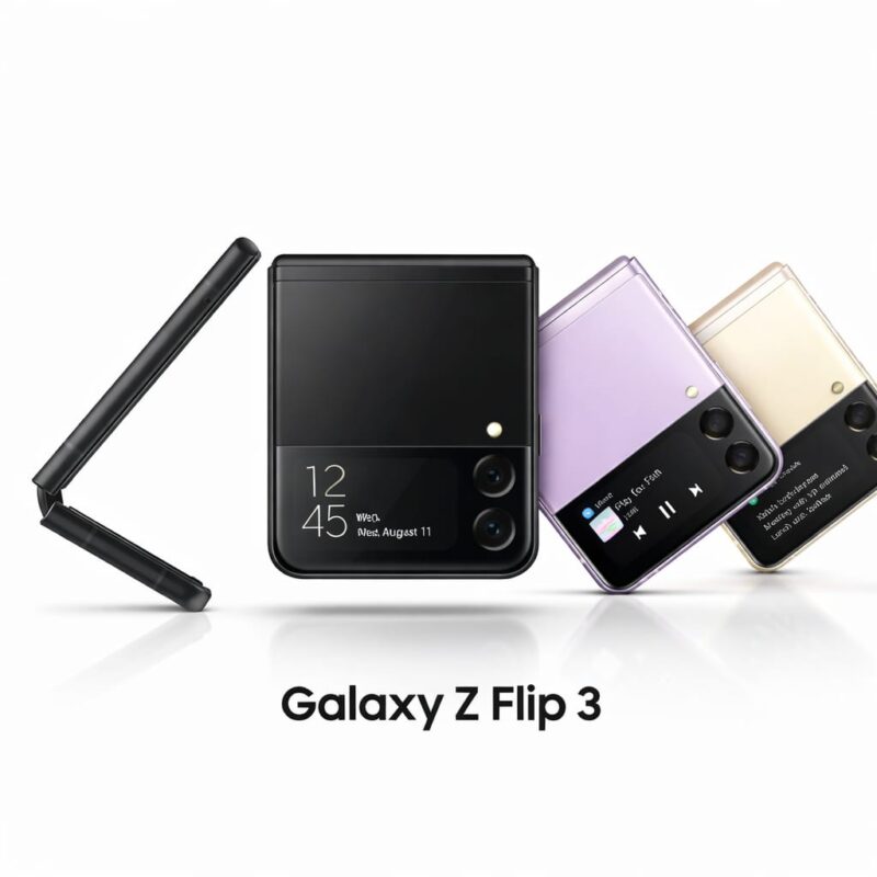 Galaxy Z Flip 3 (Black): Back Glass for replacement