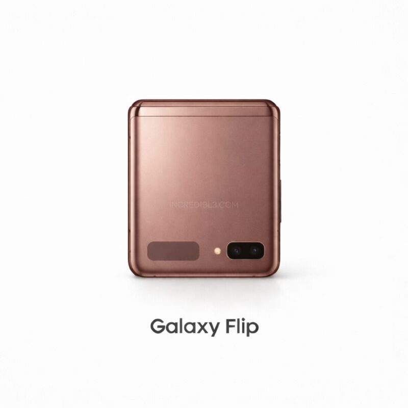 Galaxy Z Flip 5G (Bronze): Back Glass for replacement