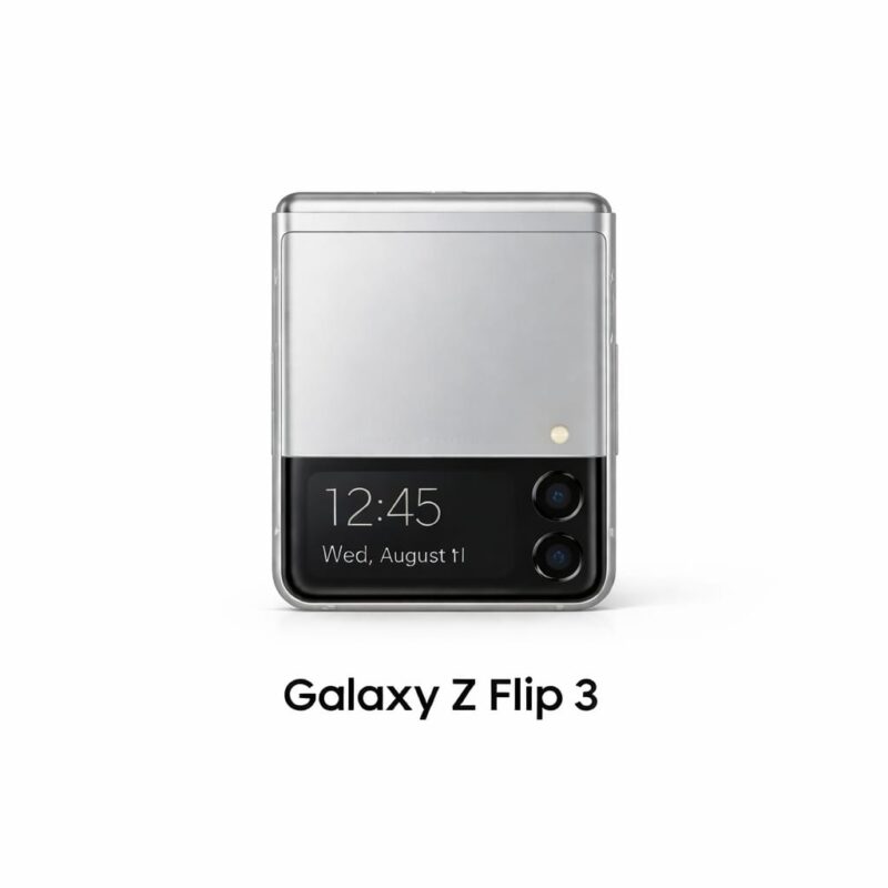 Galaxy Z Flip 3 (Grey): Back Glass for replacement