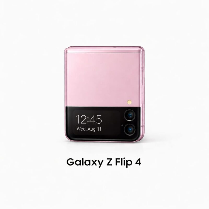 Galaxy Z Flip 4 (Pink): Back Glass for replacement