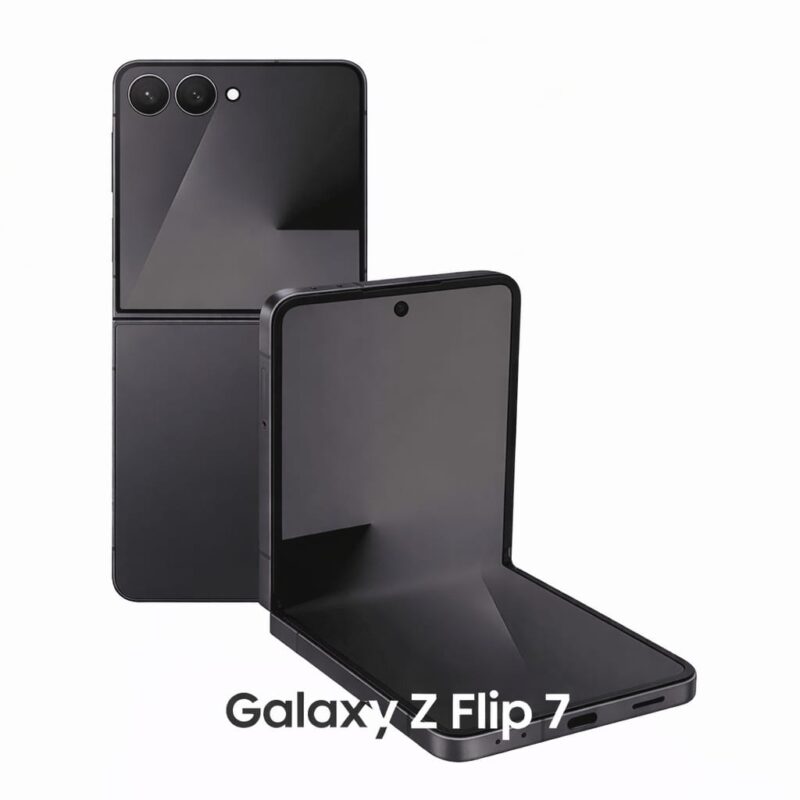 Galaxy Z Flip 7 (Black): Back Glass for replacement