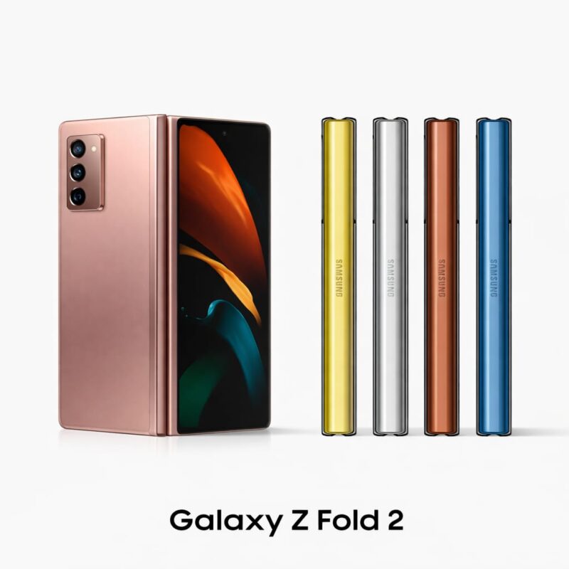 Galaxy Fold 2 (Bronze): Back Glass for replacement