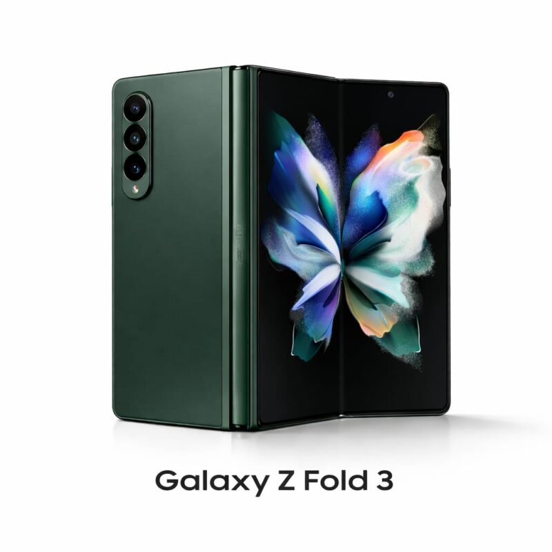 Galaxy Fold 3 (Green): Back Glass for replacement