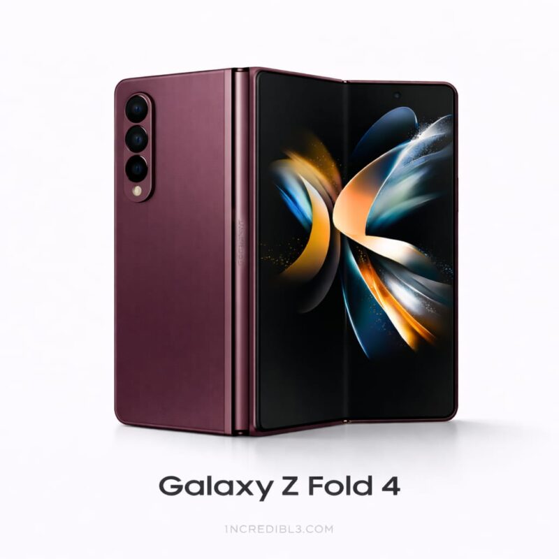 Galaxy Fold 4 (Maroon): Back Glass for replacement