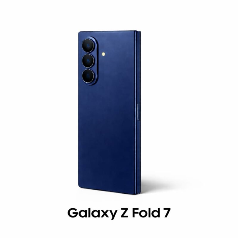Galaxy Fold 7 (Blue): Back Glass for replacement
