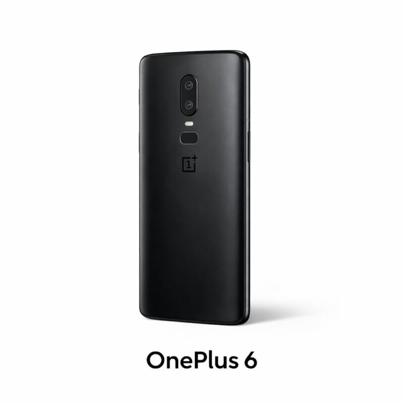 OnePlus 6 (Mirror Black) : Back Glass for Replacement