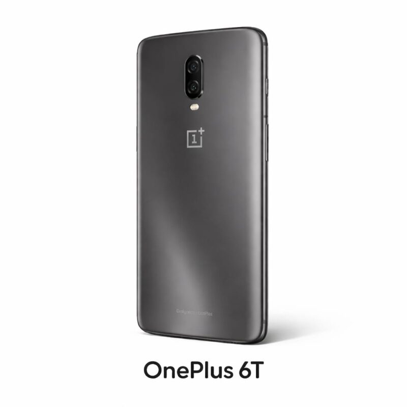 OnePlus 6T (Midnight Black) : Back Glass for Replacement