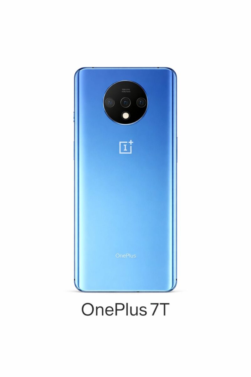 OnePlus 7T (Glacier Blue) : Back Glass for Replacement