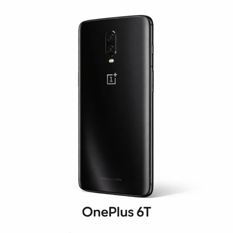 OnePlus 6T (Mirror Black) : Back Glass for Replacement