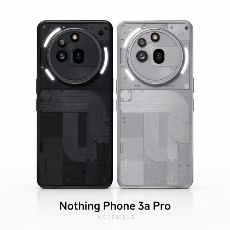NOTHING Phone 3a Pro(Black): Body Panel/Glass for replacement