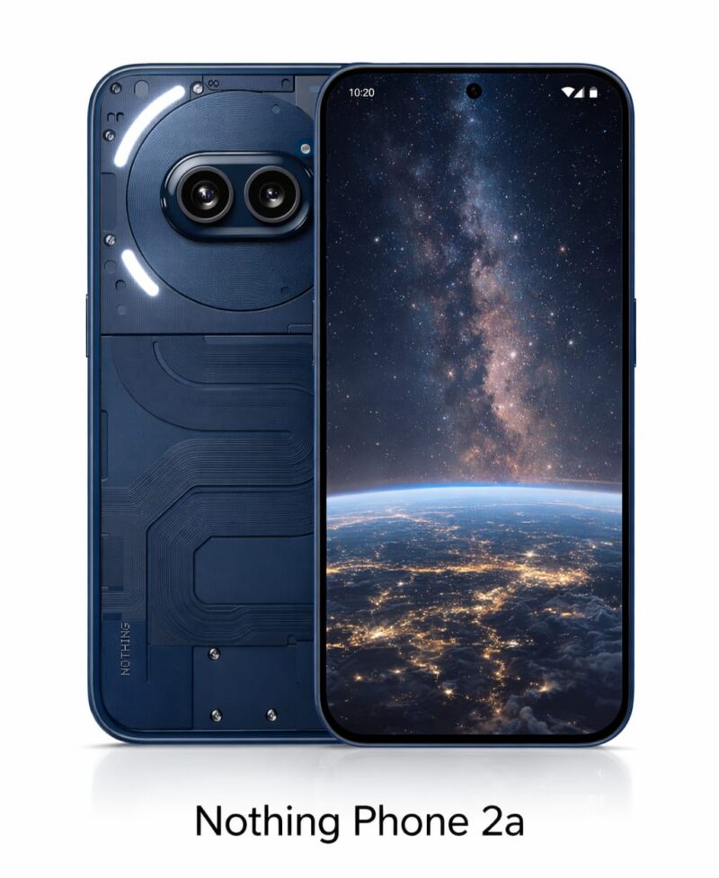 NOTHING Phone 2a (Metal Blue): Body Panel/Glass for replacement