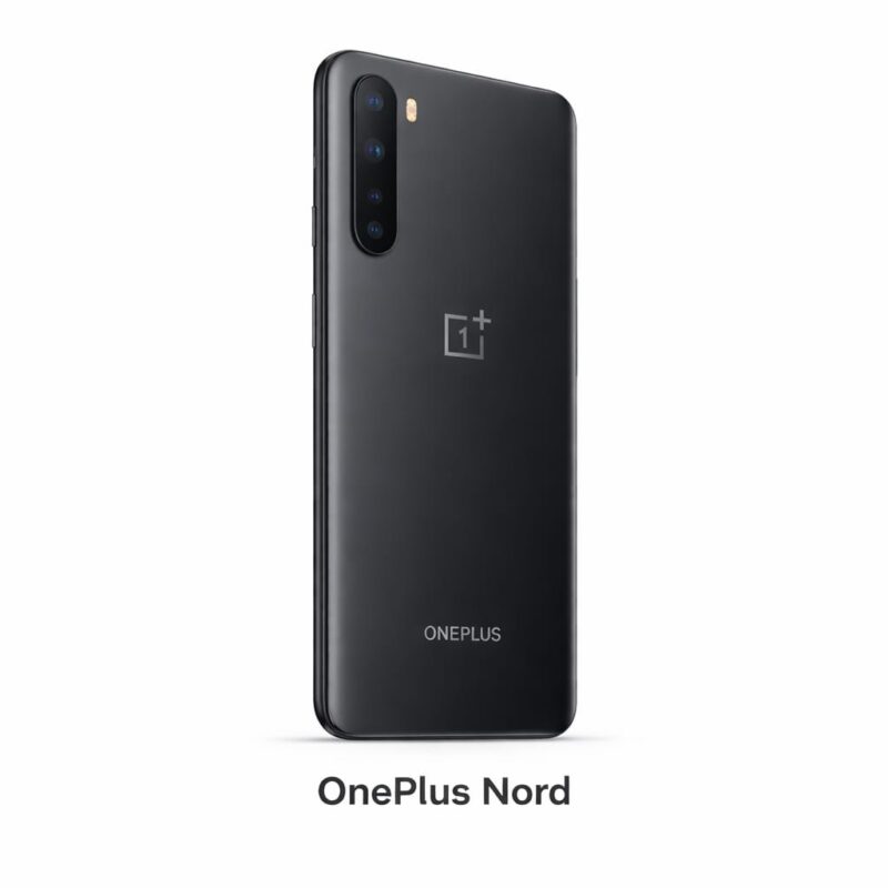 OnePlus Nord 5G (Black) : Back Glass for Replacement