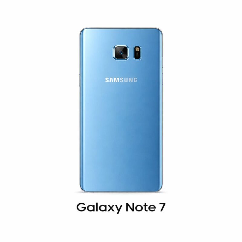 Galaxy Note 7 (Blue): Back Glass for replacement