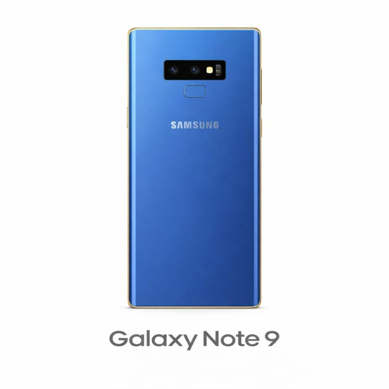 Galaxy Note 9 (Blue): Back Glass for replacement