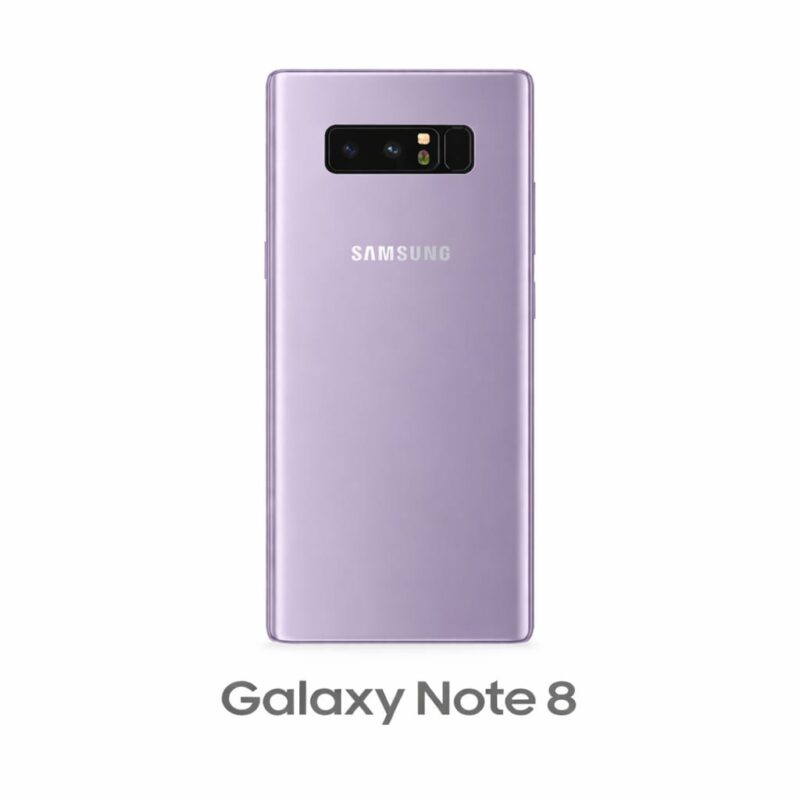 Galaxy Note 8 (Grey): Back Glass for replacement