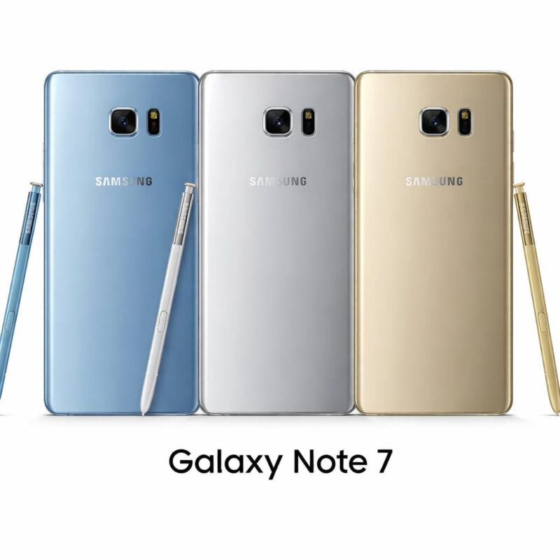 Galaxy Note 7 (Black): Back Glass for replacement