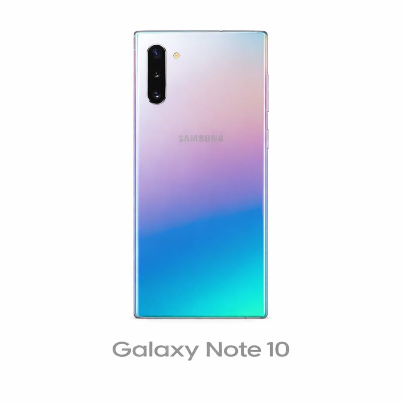 Galaxy Note 10 (aura Glow): Back Glass for replacement