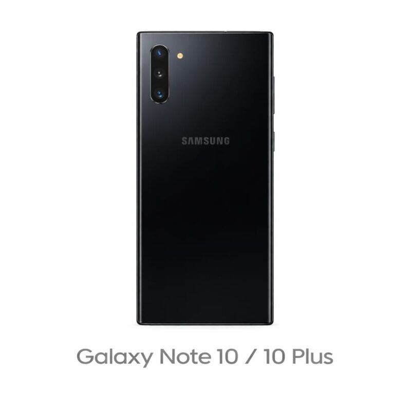 Galaxy Note 10 (Black): Back Glass for replacement