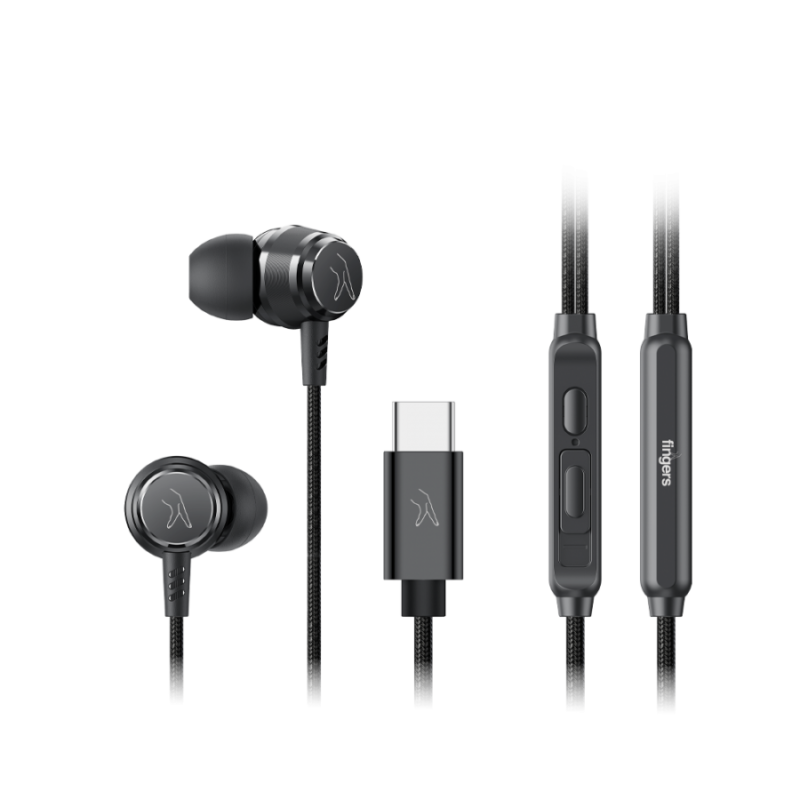 FINGERS SoundBounce Type-C Wired Earphones