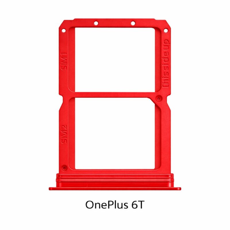 OnePlus 6t: (Red) Out Simtray