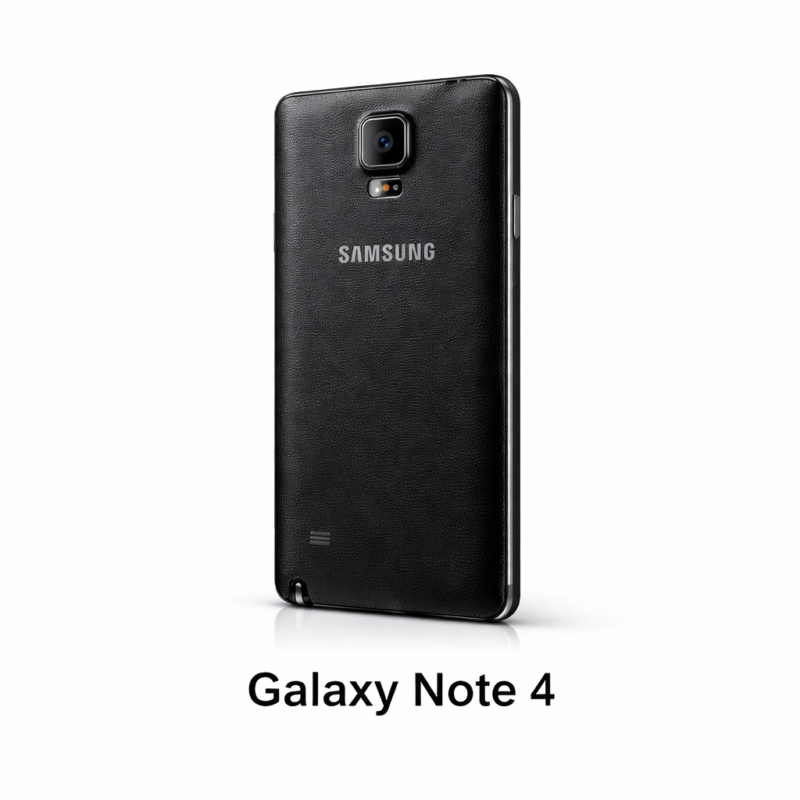 Galaxy Note 4 (Black): Back Glass for replacement