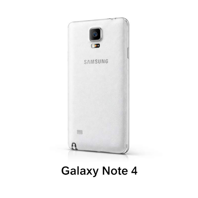 Galaxy Note 4 (White): Back Glass for replacement