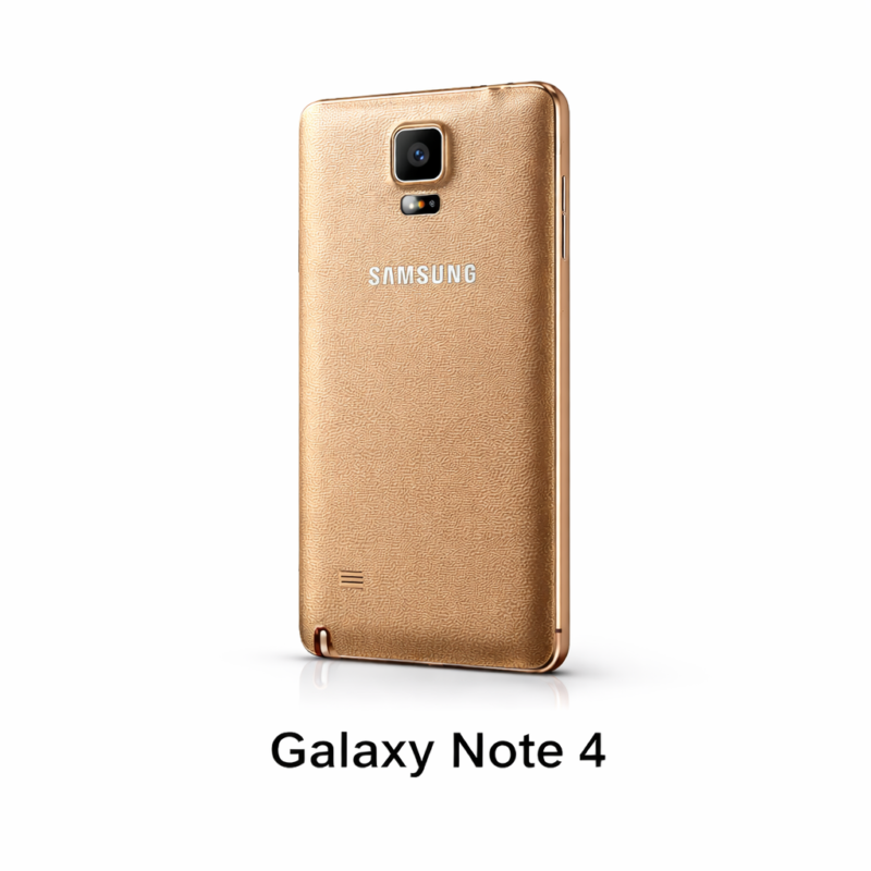 Galaxy Note 4 (Gold): Back Glass for replacement