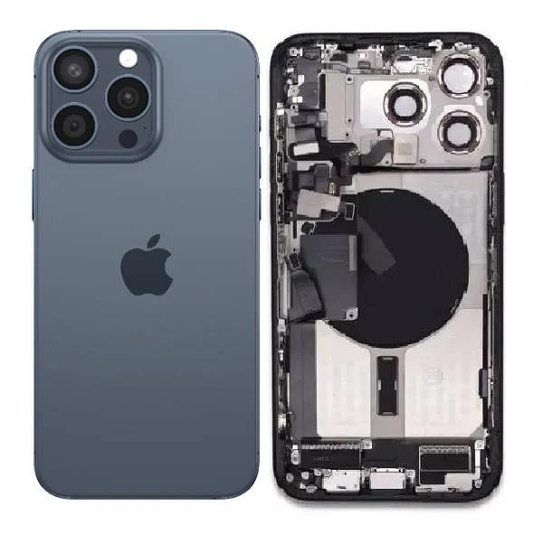 iPhone15 Pro : Blue Titanium Full Body / Housing Replacement