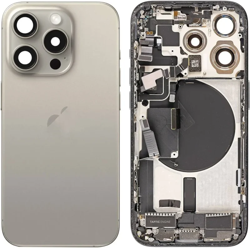 iPhone15 Pro Max : Natural Titanium Full Body / Housing Replacement