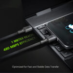 Oraimo FastLine 2 | OCD-154CC | C to C 3A – 1.5M - Image 5
