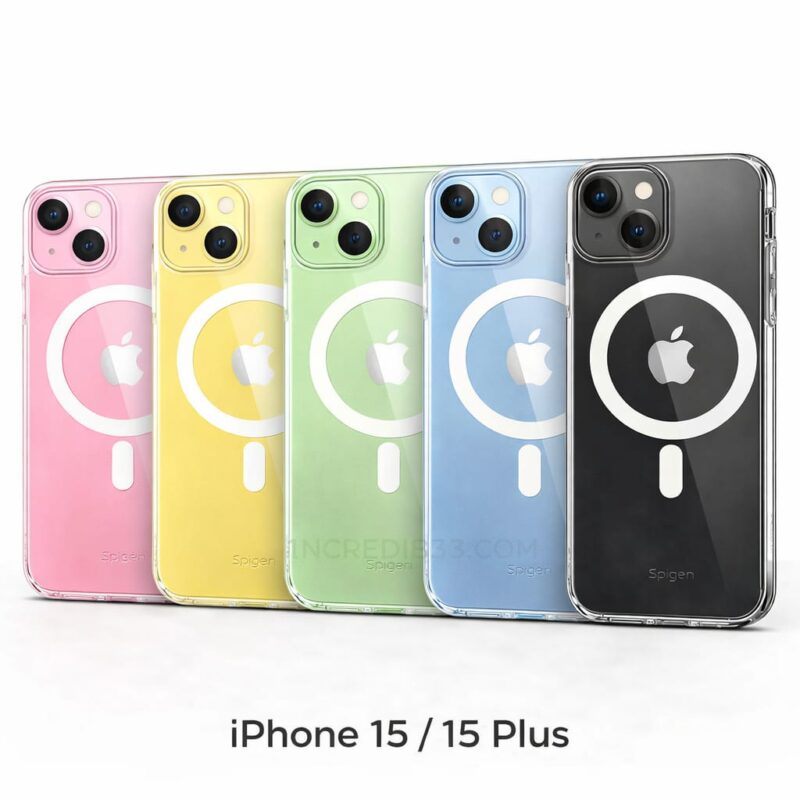 iPhone 15Plus: Spigen Ultra Hybrid Mag Back Cover