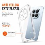 Redmi 12 Anti-Yellow Transparent Case: Soft TPU - Image 3