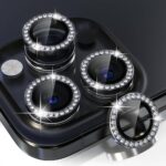 iPhone 14 Pro Max Rose Gold Diamond | 9H Hardness: Camera Metal Ring - Image 5