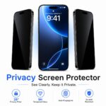 iPhone 14 Privacy Matte Screen Protector: Superior Hardness, Anti-Spy Protection, 30° Side Privacy - Image 7